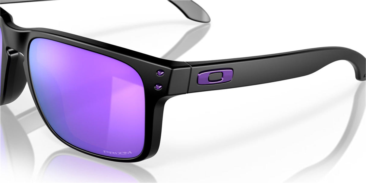 Oakley Holbrook Matte Black Prizm Violet - A&M Clothing & Shoes - Westlock