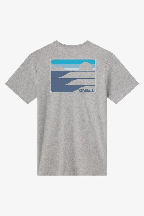 O'Neill Men's Dawn Classic Short Sleeve T-Shirt - Heather Grey