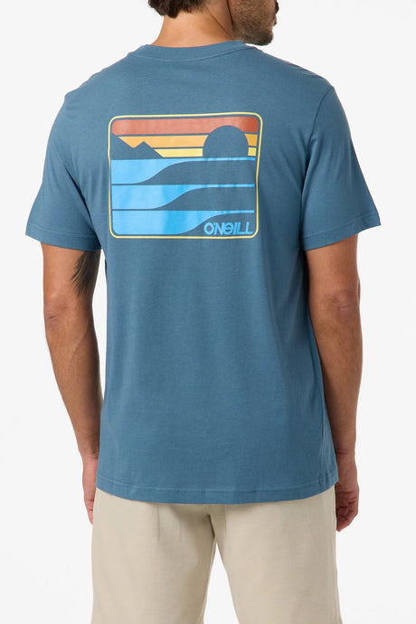 O'Neill Men's Dawn Classic Short Sleeve T-Shirt - Blue Fusion
