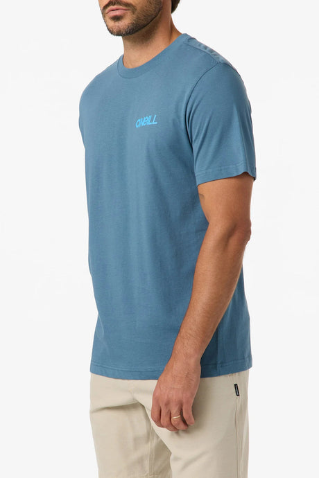O'Neill Men's Dawn Classic Short Sleeve T-Shirt - Blue Fusion