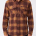 O'Neill Men's Glacier Plaid Superfleece - Chocolate