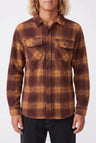 O'Neill Men's Glacier Plaid Superfleece - Chocolate
