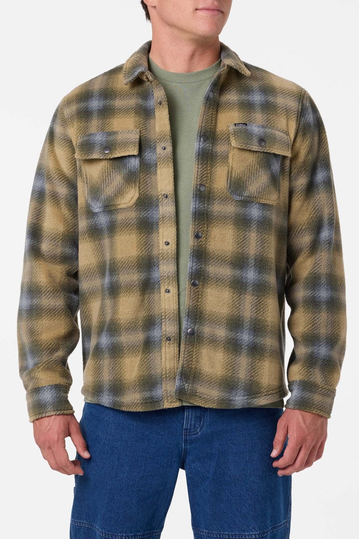 O'Neill Men's Glacier Plaid Superfleece - Twill