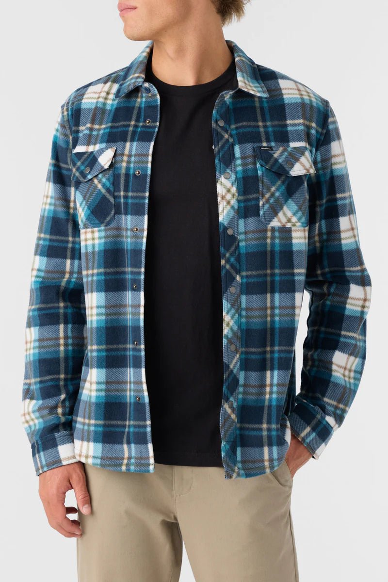 O'Neill Men's Glacier Plaid Superfleece - A&M Clothing & Shoes - Westlock