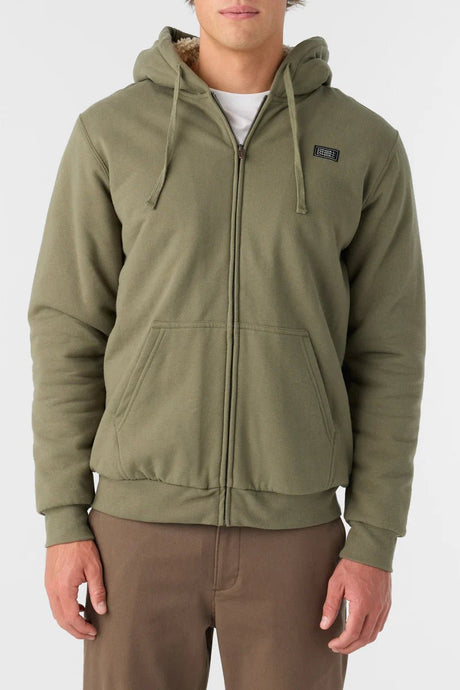 O'Neill Men's High Pile Zip - Up Hoodie - A&M Clothing & Shoes - Westlock