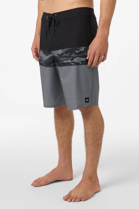 O'Neill Men's Hyperfreak Heat Block 19" Boardshorts - Black Camo