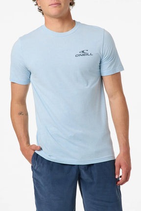 O'Neill Men's Lineup Classic Short Sleeve T-Shirt - Sky Blue Heather