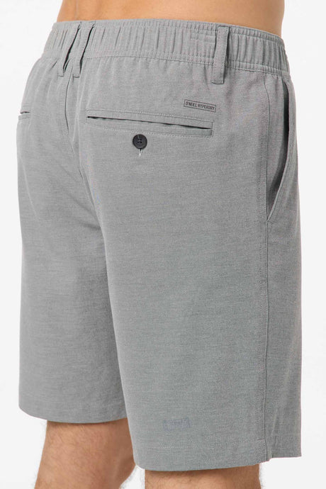 O'Neill Men's Reserve Light Check EW 18" Shorts - Dark Shadow
