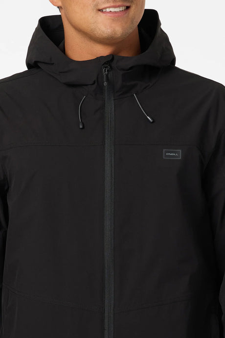 O'Neill Men's Traveller Windbreaker Stretch Jacket - Teak