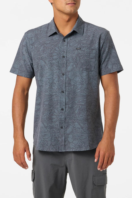 O'Neill Men's UPF Slub Standard Short Sleeve Woven Shirt - A&M Clothing & Shoes Westlock