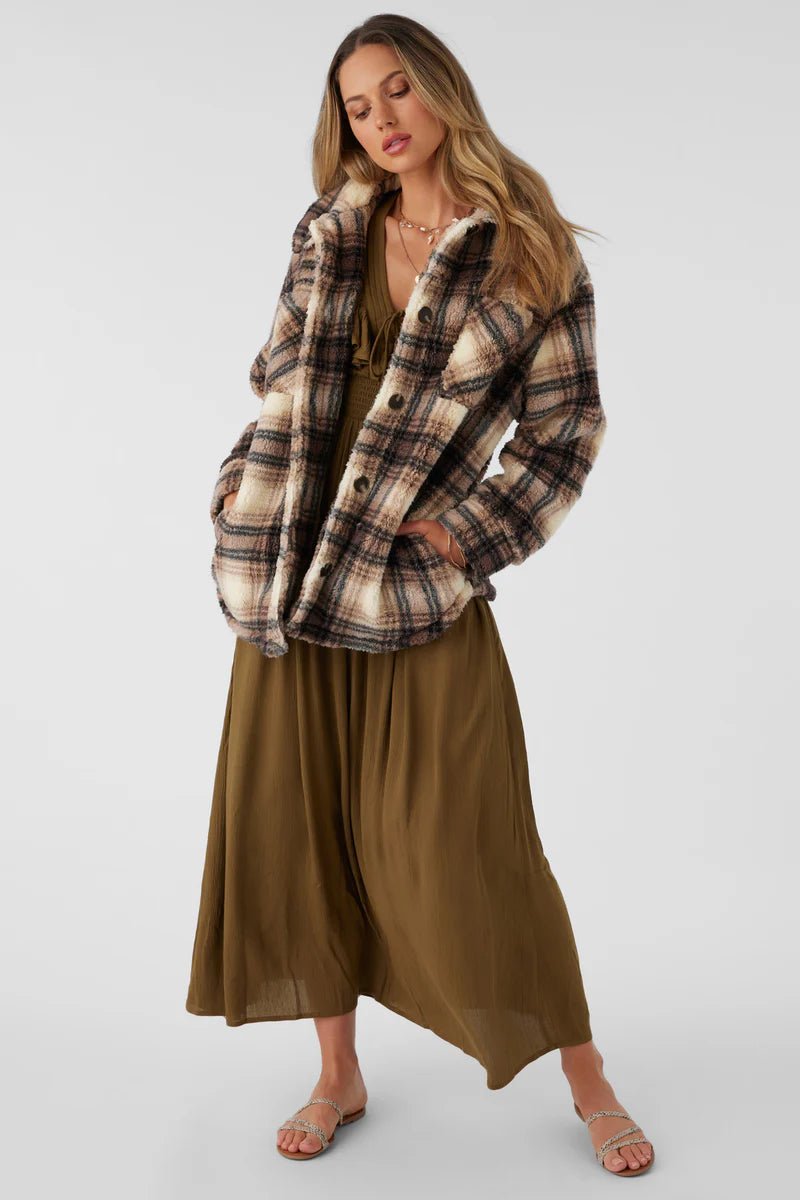 O'Neill Women's Heath Plaid Jacket - A&M Clothing & Shoes - Westlock