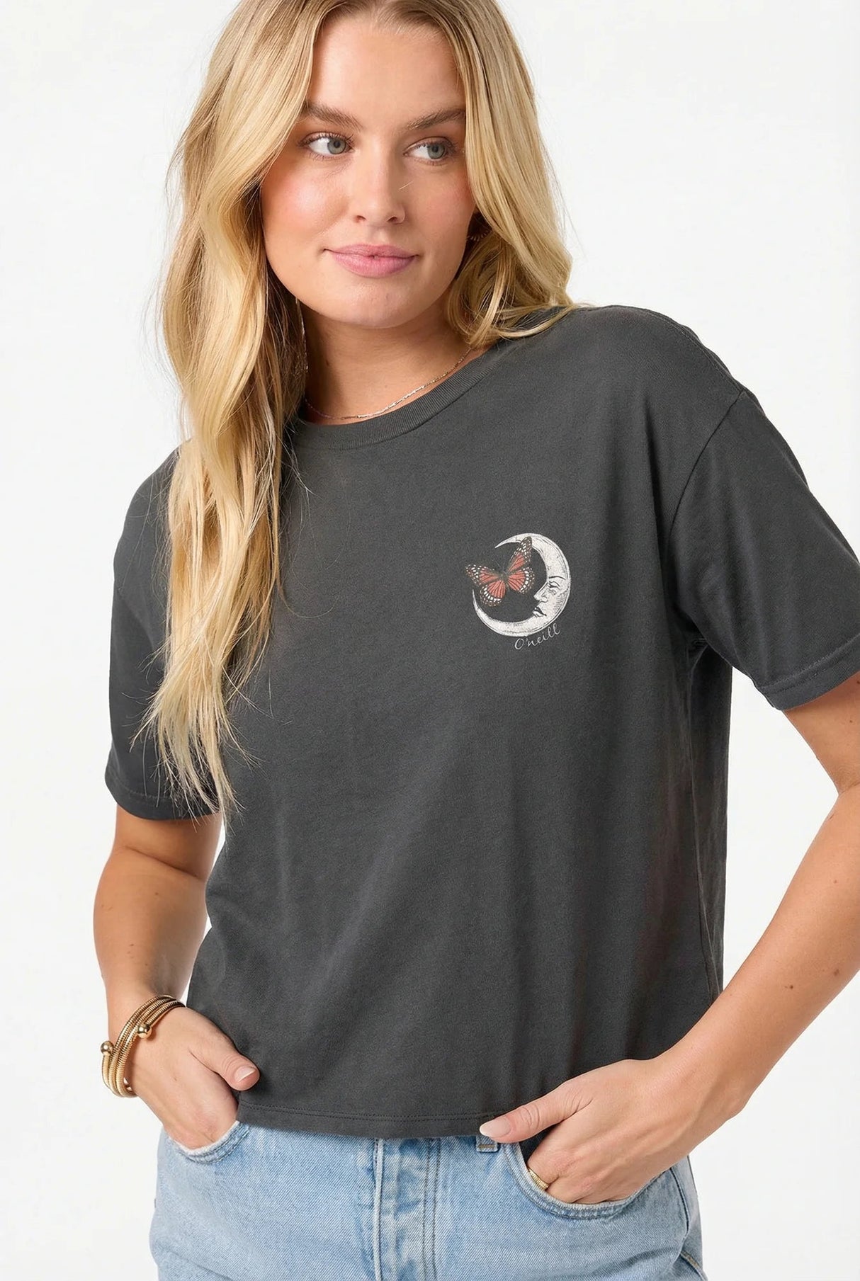 O'Neill Women's La Luna Easy T-Shirt - A&M Clothing & Shoes