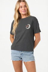 O'Neill Women's La Luna Easy T-Shirt - A&M Clothing & Shoes