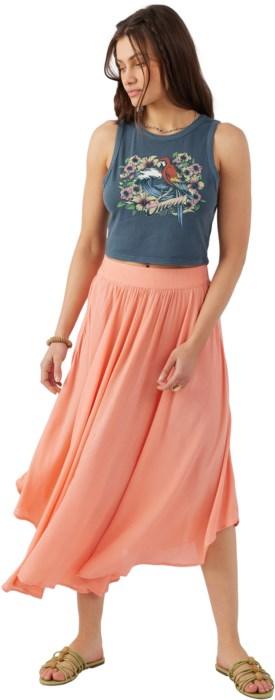 O'Neill Women's Marnie Solid Long Skirt - A&M Clothing & Shoes