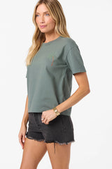 O'Neill Women's OG Palms Away Easy T-Shirt - A&M Clothing & Shoes