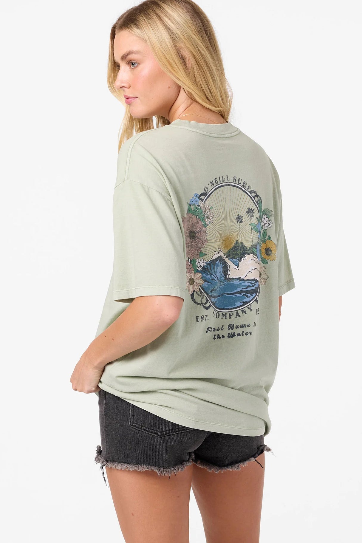 O'Neill Women's Petal Easy Fit T-Shirt - A&M Clothing & Shoes
