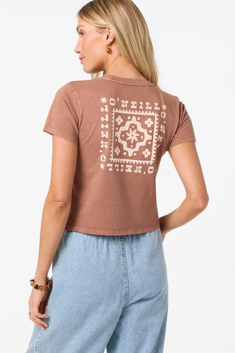 O'Neill Women's Radiant Easy T-Shirt - Carob Brown