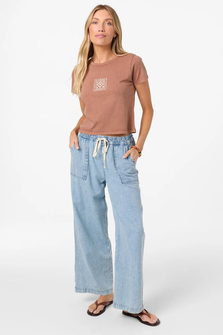 O'Neill Women's Radiant Easy T-Shirt - Carob Brown