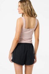 O'Neill Women's Vanessa Mini Stripe Tank Top - A&M Clothing & Shoes