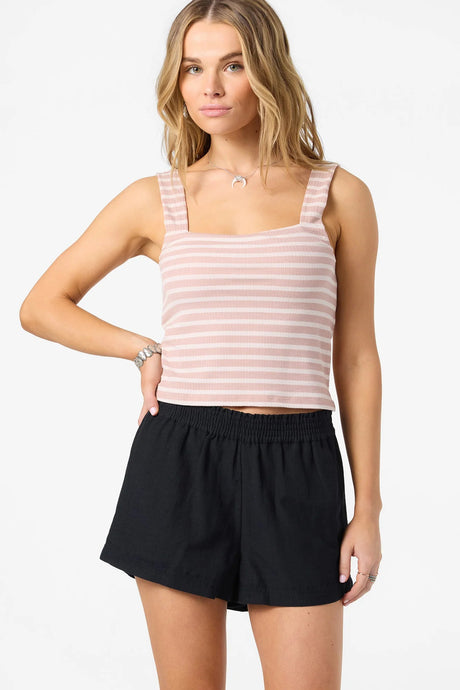 O'Neill Women's Vanessa Mini Stripe Tank Top - A&M Clothing & Shoes