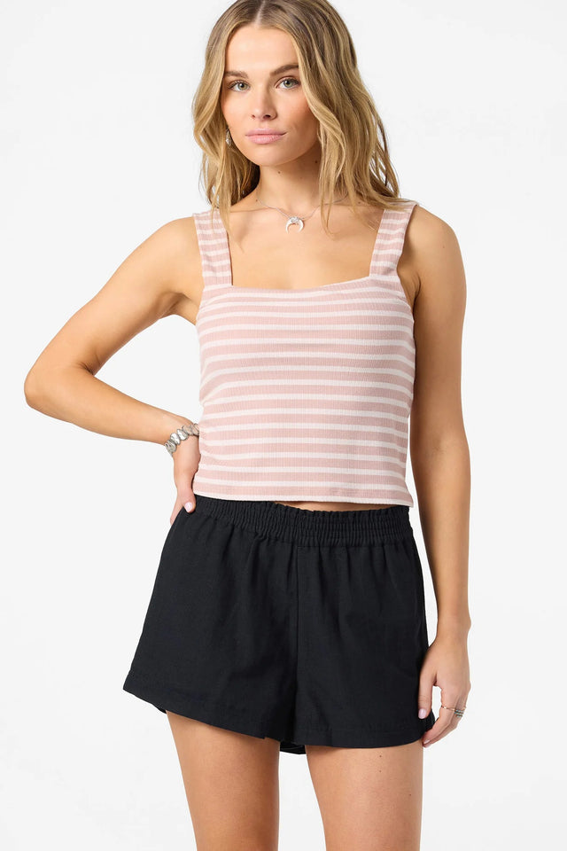 O'Neill Women's Vanessa Mini Stripe Tank Top - A&M Clothing & Shoes