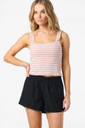 O'Neill Women's Vanessa Mini Stripe Tank Top - A&M Clothing & Shoes