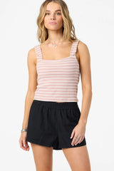 O'Neill Women's Vanessa Mini Stripe Tank Top - A&M Clothing & Shoes