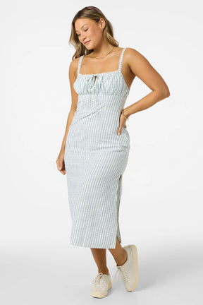 O'Neill Women's Wiley Plaid Midi Dress - Winter White