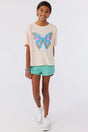 O'Neill Youth Girls Lucky Butterfly Tee - A&M Clothing & Shoes - Westlock