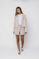 Orb Women's Anna Summer Blazer - Ecru