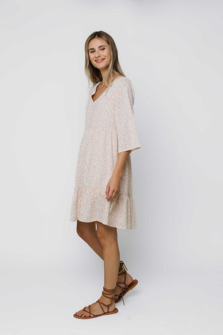 Orb Women's Grace Tiered Dress - Floral
