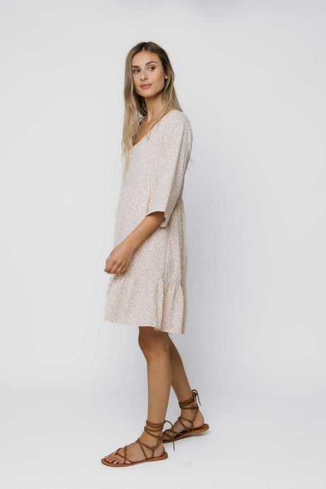 Orb Women's Grace Tiered Dress - Floral