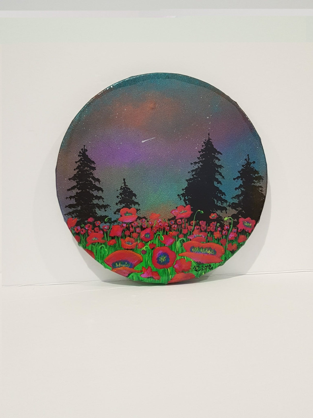 Pamela Carnegie Art 10" Northern Light Poppies - A&M Clothing & Shoes