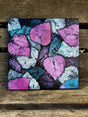 Pamela Carnegie Art 12x12 Pink & Green Swedish Aspen Leaves - A&M Clothing & Shoes
