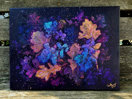 Pamela Carnegie Art 12x15.5 Oak Leaves 2 - A&M Clothing & Shoes