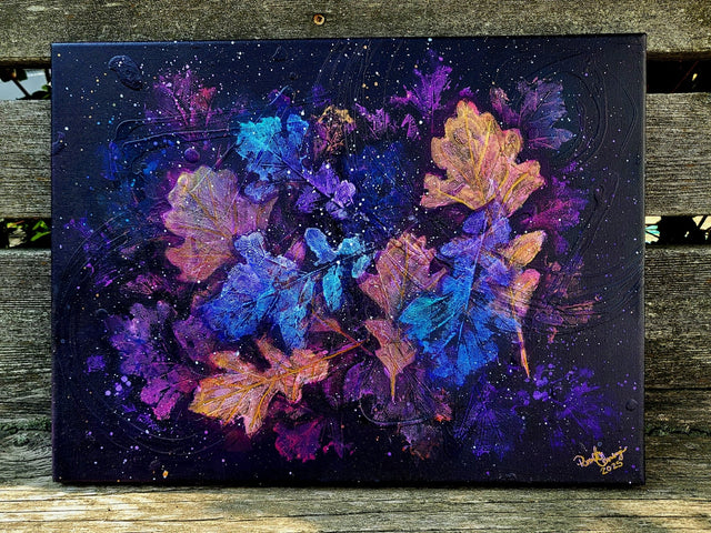 Pamela Carnegie Art 12x15.5 Oak Leaves 2 - A&M Clothing & Shoes
