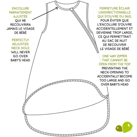 Perlimpinpin Baby Bamboo Sleep Bag - Western