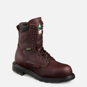 Red Wing Men's 2412 8-Inch Work Boots 3E Wide - Brown