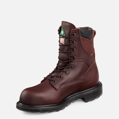 Red Wing Men's 2412 8-Inch Work Boots 3E Wide - Brown