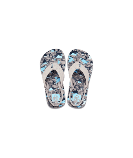Reef Kids Boys Little Ahi Sandals - Shark