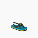 Reef Kids Boys Little Ahi Sandals - Blue Coral