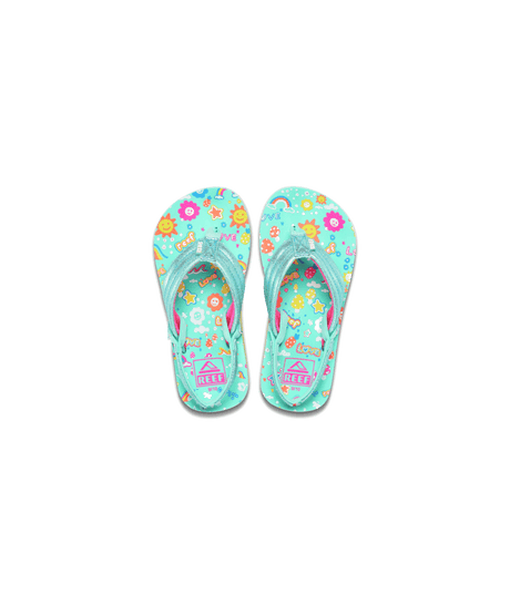 Reef Kids Girls Little Ahi Sandals - Rainbow