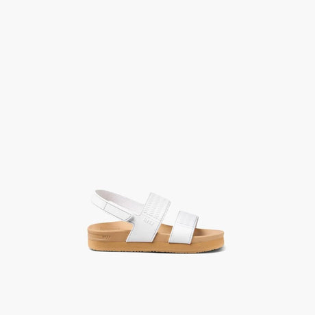Reef Kids/Youth Girls Water Vista Sandals - White/Tan