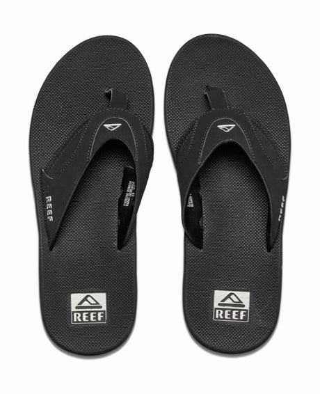 Reef Men's Fanning Sandals - Black/Silver