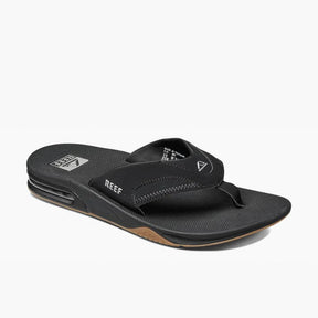 Reef Men's Fanning Sandals - Black/Silver