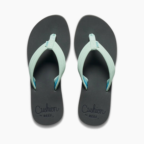 Reef Women's Cushion Breeze Sandals - Grey/Mint