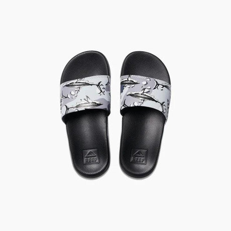 Reef Youth Boys One Slide Sandals - Shark