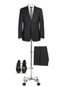 Renoir Men's 2 Piece Slim Fit Suit Charcoal - Charcoal