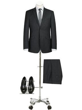 Renoir Men's 2 Piece Slim Fit Suit Charcoal - Charcoal