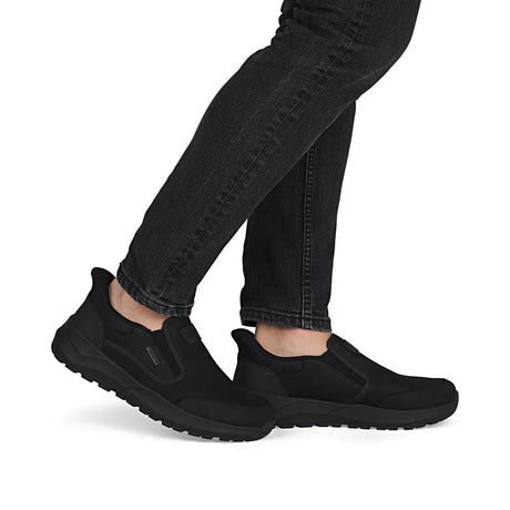 Rieker Men's Ready2Go Slip On Shoes - Black